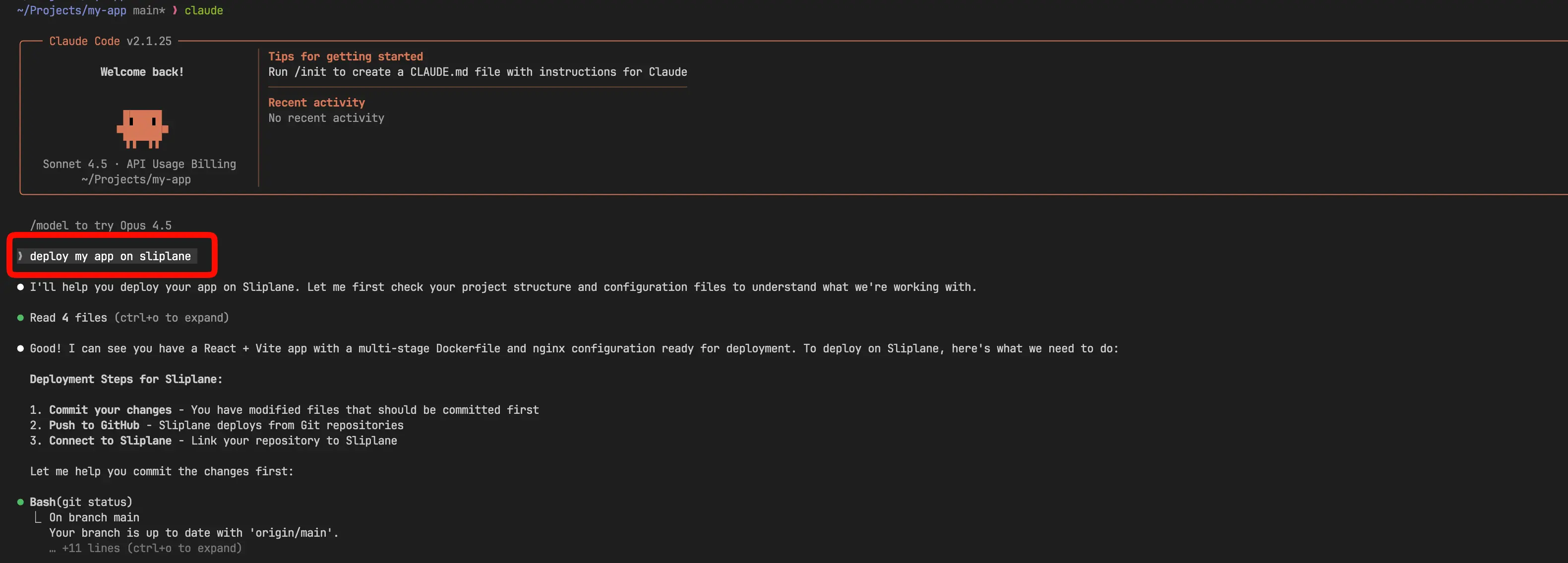 App Deployment Beispiel