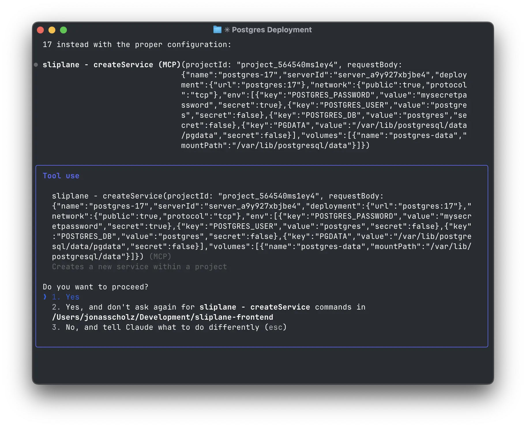 Sliplane MCP Server debuggt Deployment